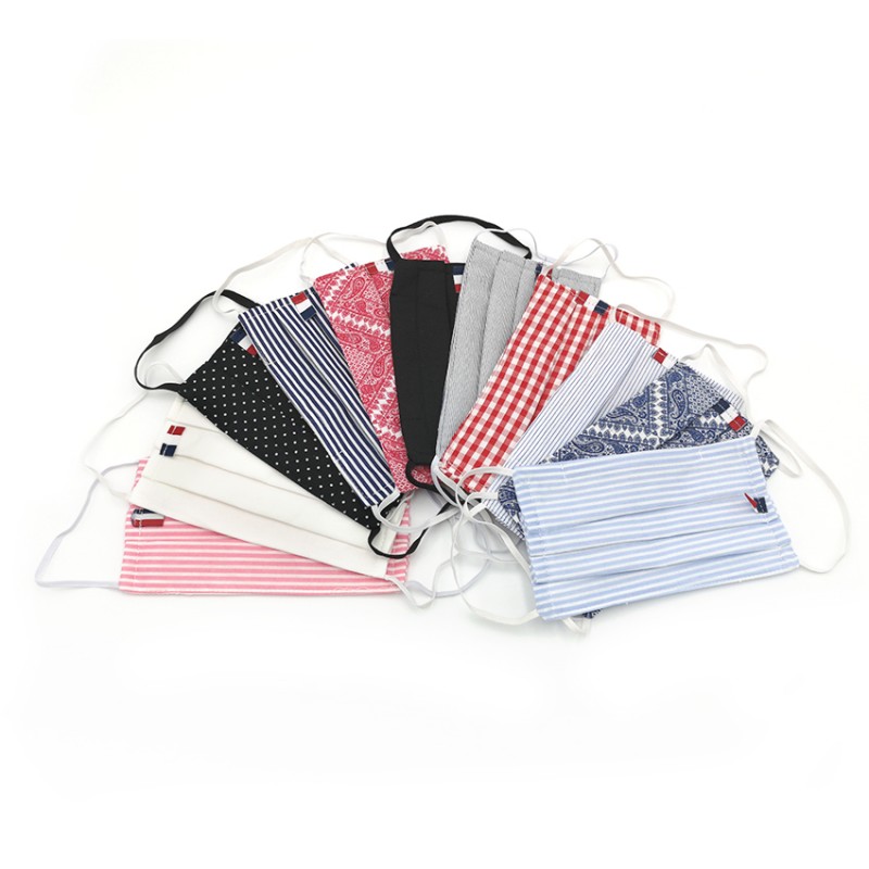 Pack de 5 masques barrières en tissus...