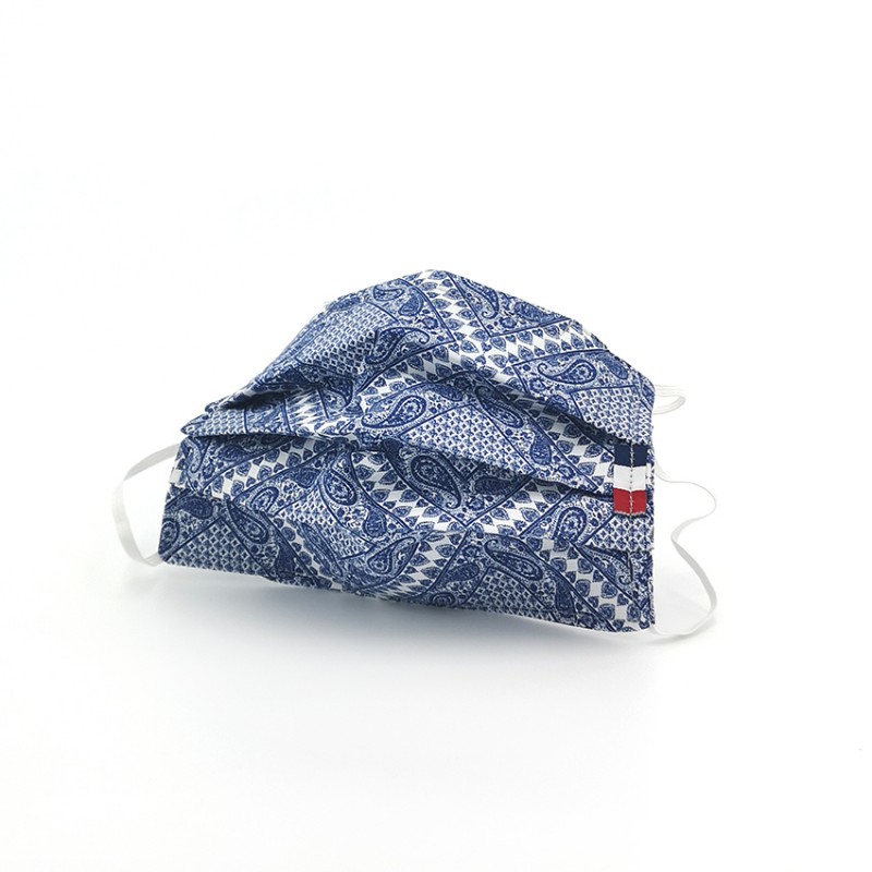 Masque en tissu - masque barrière pashmina - motif paisley
