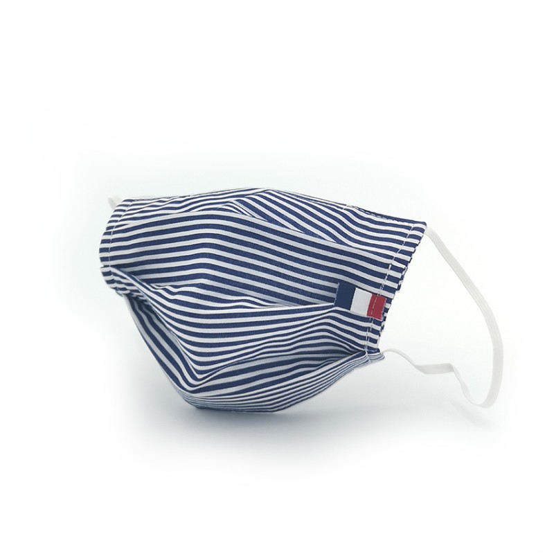 Masque en tissu - masque barrière rayure