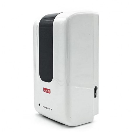 Distributeur automatique mural de gel hydroalcoolique vue de coté