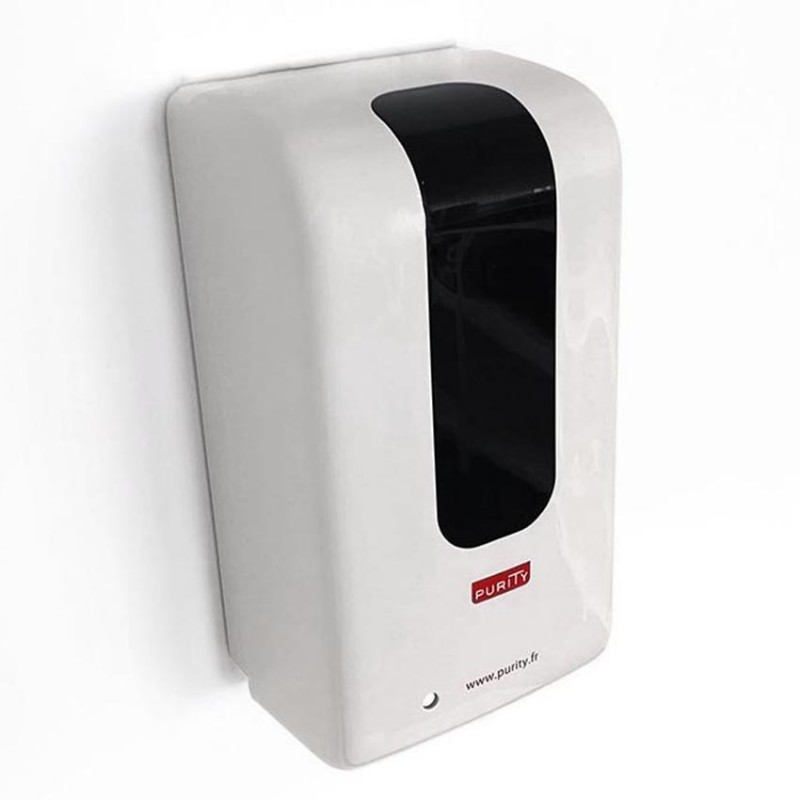 Distributeur automatique mural de gel hydroalcoolique en situation