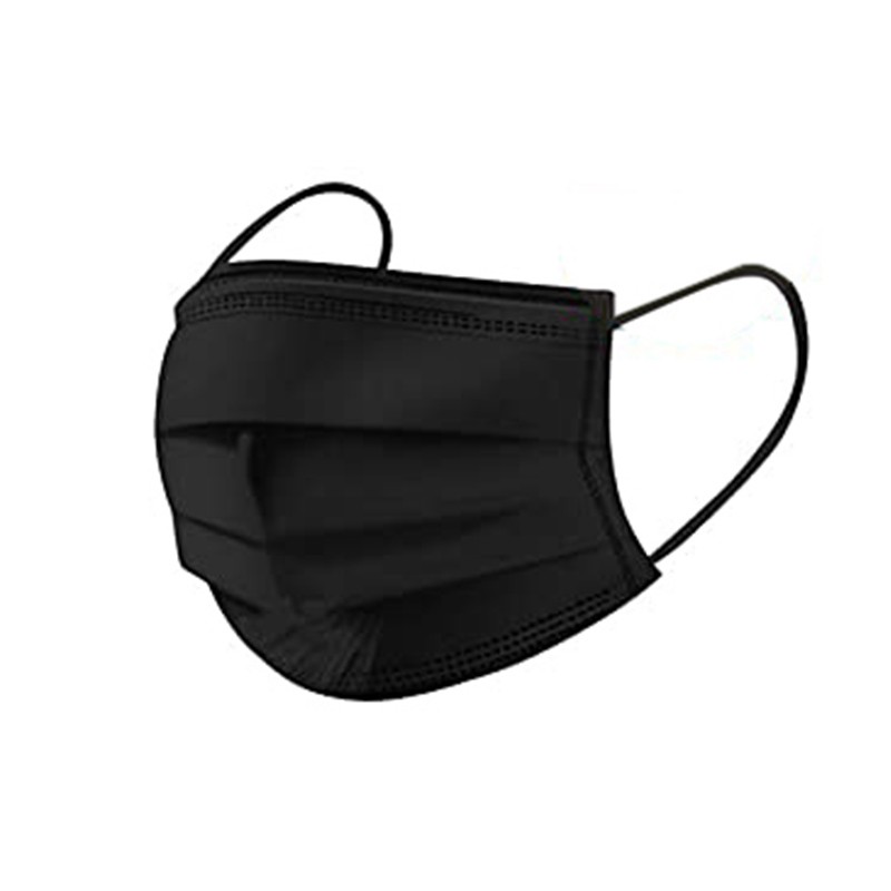 500 masques NOIRS 3 plis - Norme CE