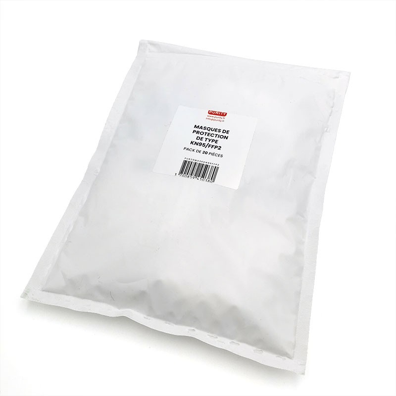 Masque KN95 - FFP2 - Lot de 20 - emballage