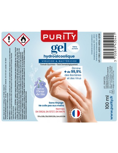 Mini-flacon de 100ml - Gel...