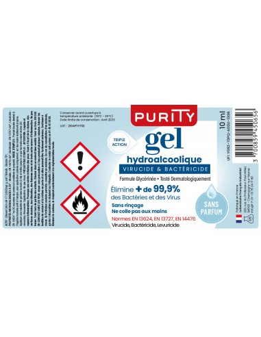 Pack de 10 Mini-flacons de 10ml - Gel...