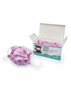 Pack de 50 masques chirurgicaux pour enfant - Modèles Filles - Catégorie 1