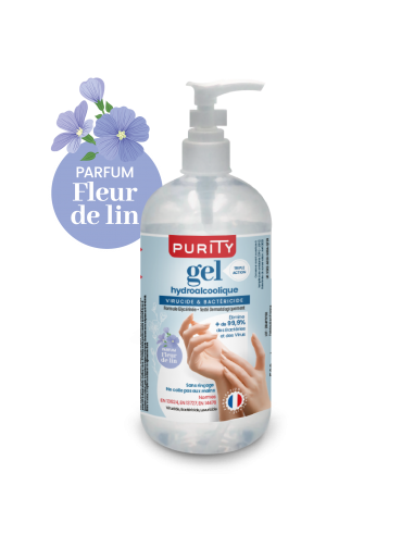 5 flacons de 500ml + 100 masques bleus