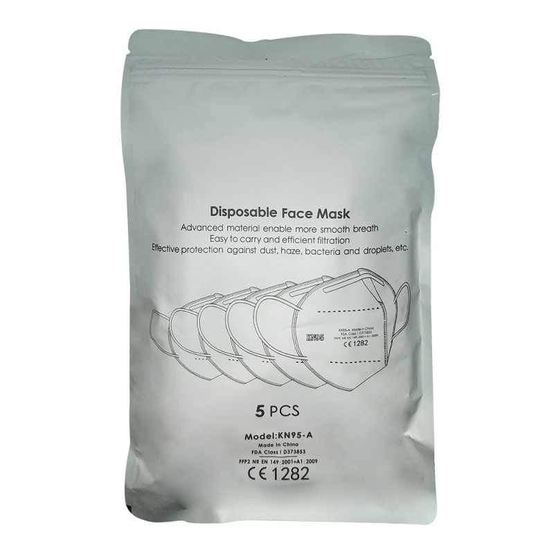 Masque KN95 - Emballage vue de face