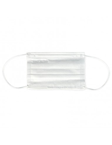 Pack de 50 masques jetables Blancs -...
