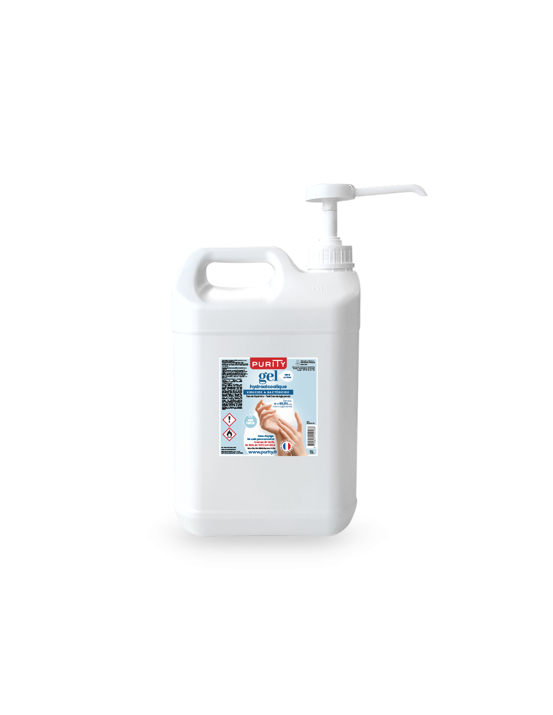 Gel hydroalcoolique parfumé 5L en bidon - Safecare